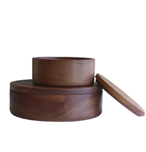 Handcrafted Eco-Friendly Wooden Dry Fruit <b>Box</b>-<b>Decorative</b> Storage Container for Sweets & Snacks Rounded <b>Box</b> - Product Image 3