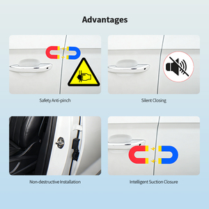 EASYGUARD - Manijas de Puerta Táctiles con Acceso Confortable de 4 Puertas, Entrada sin Llave, Compatible con <span class=keywords><strong>Audi</strong></span> A3 A4 A5 Q5 20-22 con Botón de Encendido OEM - Product Image 2