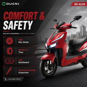 Scooter électrique DUCNI 72V 2000W 3000W avec moteur de moyeu de 12 pouces, moto électrique pour la mobilité urbaine - Product Image 5