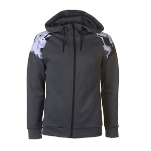 Sweat-shirt à capuche léger pour homme, personnalisable en gros, 180 g/m², avec fermeture éclair, respirant, impression OEM, couleurs personnalisées - Product Image 2