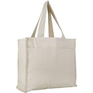 BOLSA DE COMPRAS DE LONA CON LOGOTIPO PERSONALIZADO ESTAMPADO CON DISEÑOS DE DIBUJOS ANIMADOS A LA MODA - Product Image 4