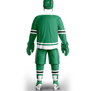Maillot de hockey sur glace personnalisé de haute qualité pour hommes avec impression numérique à manches longues 100% polyester à séchage rapide et respirant - Product Image 2