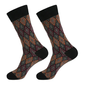 Chaussettes à motifs multicolores Matériau en coton confortable, à la mode et fonctionnel pour les créateurs de tendances. Summer Daily Wear ODM Supply - Product Image 3