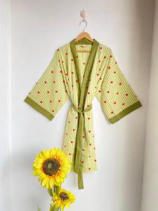 Bata Kimono de Algodón con Estampado de Leopardo, Ropa de Estar Estilo Boho, Bata para Regalo de Aniversario, Bata de Invierno, Bata de Guepardo, Bata de Leopardo - Product Image 3