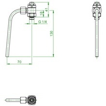 DN 8 1/4Z Aquastrom P RG/ESt. Ventilateur pour prélèvement d'échantillons - Product Image 4