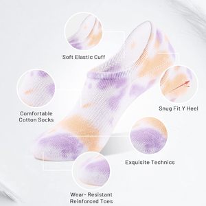 Chaussettes invisibles pour femmes et hommes coupe basse cheville courte anti-dérapant athlétique course nouveauté décontracté chaussettes à doublure invisible - Product Image 3