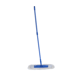 Vadrouille à essorer manuelle de taille standard de 40cm Tête en coton Poche plate Support en polyester Nettoyage polyvalent Compatible avec le cadre - Product Image 5