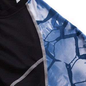 OEM Service Premium Quality Eco-Friendly Customized Colors MMA Rash Guards Full Sleeve <b>Custom</b> Logo Daily Use 100% Polyester - Product Image 4