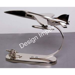 Modelo de escala de avión decorativo, modelo de avión de Metal niquelado, modelo de avión, habitación Interior, ideas de decoración del hogar, artículos de regalo - Product Image 1