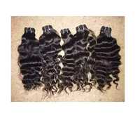 Usine En Gros Cuticules Alignés Indien Vierge Cheveux Humains Perruques Lâche Profonde Vague Naturelle Dentelle Extension Brut Bouclés Bundle