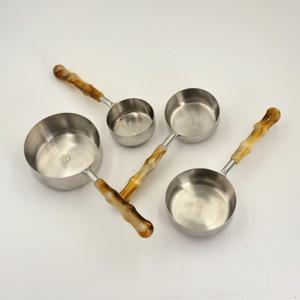 Cuchara Medidora de Acero Inoxidable, Cuchara de Café con Mango Largo de Resina, Decoración de Cafetería para el Hogar, Restaurante y Regalos - Product Image 2