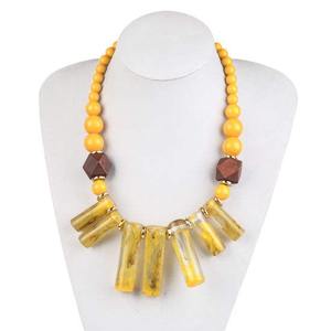Latest Resin Beaded <b>Necklace</b> Handcraft Custom Resin <b>Necklace</b> Best Quality High Fashion Resin Beads <b>Necklace</b> for Women From India - Product Image 2