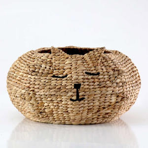 Wholesale price <b>baby</b> nursery decor & <b>storage</b> water hyacinth baskets sustainable weave basket - Product Image 4