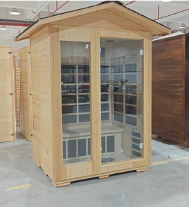 Sauna infrarouge extérieur pour 2 personnes + livraison gratuite - Product Image 4