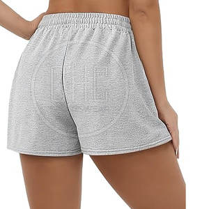 กางเกงเรียกเหงื่อสำหรับผู้หญิงกางเกงผ้าฝ้าย/โพลีเอสเตอร์เอวยางยืดแบบธรรมดาระบายอากาศได้ดีแห้งเร็วสำหรับผู้ใหญ่ - Product Image 4