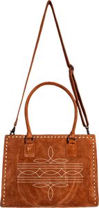 Sac à bandoulière en cuir suédé de qualité supérieure Boot Stich fait à la main en cuir véritable mode occidentale sac en cuir de qualité supérieure - Product Image 4