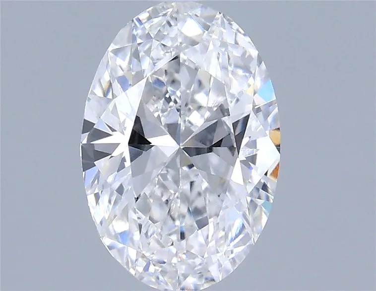 Oval 0.70ct D VVS2 Lab Grown diamond Jewelry Making CVD Diamond