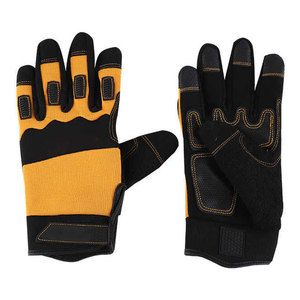 ถุงมือช่างหนังวัวสำหรับงานหนักถุงมือทำงานเชื่อมด้วยมือจากปากีสถาน - Product Image 1