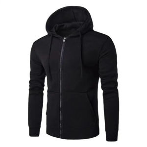 High Quality Customized Cotton <b>Fleece</b> Zipper <b>Hoodie</b> For <b>Men</b> Streetwear Fashion <b>Hoodie</b> With Logo Print OEM ODM Service - Product Image 6