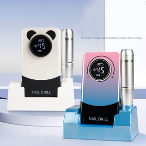 Janny Lime à ongles électrique rechargeable avec écran LCD à vitesse réglable, perceuse à ongles, 45000 tr/min, forme de stylo en ABS, portable, dissolvant 6 - Product Image 1