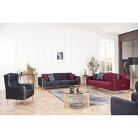 Canapé Chesterfield en tissu de luxe, design traditionnel, avec fonction rafraîchissante, idéal pour villa - Origine TR