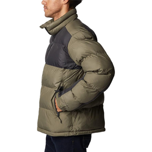 Men's windproof Woolen Puffer <b>Jacket</b> High Street Style Hooded Collar Zipper Water Shell Material Front Logo water resistence - Product Image 6