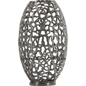 Pots et Vase en métal coulé en étain couleur dorée ombre métal attrayant Vase à fleurs jardin table et pièce maîtresse décor fournitures - Product Image 1