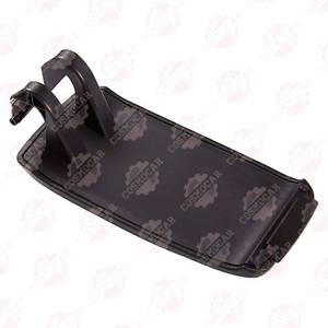 A3 8P bracciolo in pelle portabicchieri anteriore nero - Product Image 2