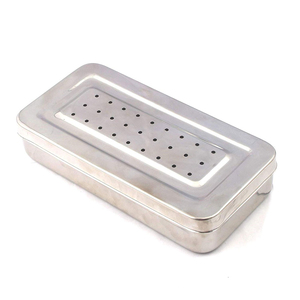 Bandeja de Acero Inoxidable para Instrumentos Médicos, 25x12x5 cm, Venta al por Mayor B2B, Esterilización Manual - Product Image 3