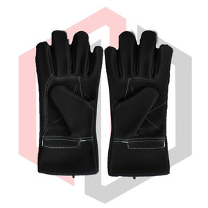 Customized Color Cowhide Leather Heated Anti-Static 7 oz <b>Silicone</b>-Free Tear-Resistant 16INCH Safety Welder <b>Gloves</b> Customizable - Product Image 4
