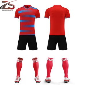 Nuevo último diseño Diseño de logotipo personalizado Uniformes de fútbol Uniforme deportivo Jersey Set hecho en Pakistán - Product Image 4