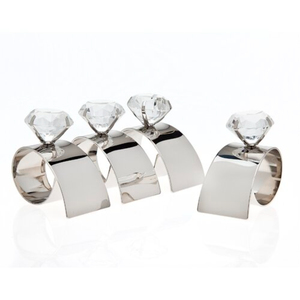 2023 vente chaude personnalisé cristal rond de serviette luxe perlé en laiton Table décor à la main inde hôtels mariages fêtes directe - Product Image 1