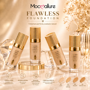 <b>Foundation</b> Liquid Mocoallure Makeup Natural Finish Long Wear 12 Shades Display Bottle - Product Image 5