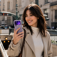 Teléfono Móvil 17 Pro 5G con Octa Core Qualcomm, Pantalla AMOLED de 6.3'', Batería de 6300mAh, Carga Rápida de 100W por Cable y 50W Inalámbrica, Cámara Triple Leica