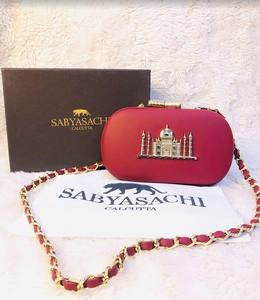 Sabyasachi Inspiré Classique Embrayage Léger Brodé Sac De Designer De Mariée Indien pour La Soirée De Mariage De L'Inde - Product Image 2