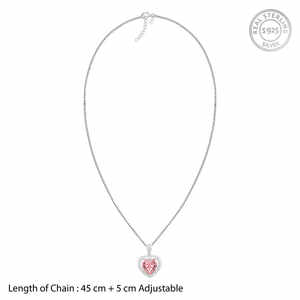 Anushka Sharma Pendentif Saint-Valentin en argent plaqué or Charm Coeur Logo personnalisé Style religieux Alliage avec numéro de zircon - Product Image 2