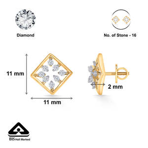 Pendientes de Aro de Oro de 18k para Mujer con Diamantes, Perlas y Circonitas - Joyería de Compromiso Moderna - Product Image 5