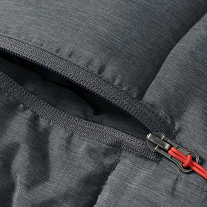 Personnalisable léger laine fermeture éclair bouffante gilet hommes décontracté bulle sans manches veste chaud hiver vêtements d'extérieur respirant - Product Image 4