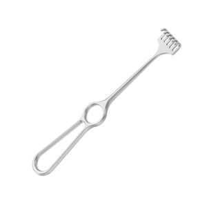 Ecarteur de plaie VOLKMANN 220 mm 8.34 "6 broches profondeur émoussée 8 mm largeur 29 mm acier inoxydable vu Miller écarteur - Product Image 2