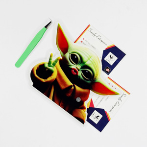 Qualité supérieure Conception personnalisée Carreaux de cils magnétiques en acrylique Durable Mignon papillon Extensions de cils Palette Coeur Cristal - Product Image 2