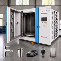 Machine de revêtement sous vide AsiaLink PVD avec moteur et pompe PLC pour le revêtement dur des outils de coupe et des moules
