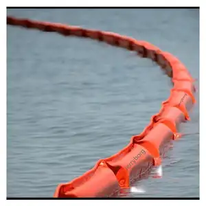 Rong biển hàng rào hàng rào rắn nổi dầu Boom PVC/cao su dầu contaiment bùng nổ cho tràn dầu kiểm soát Đại Dương
