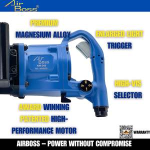 Llave de Impacto Neumática Premium de 8 Pulgadas, 2730 Ft-lb de Torque para Desatornillar Tuercas, 23 Libras, Ligera, Alto Rendimiento, Personalizable, Soporte OEM - Product Image 3