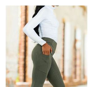 Mallas de estilo Ecuestre para mujer, pantalones de montar a caballo, para deportes al aire libre - Product Image 6