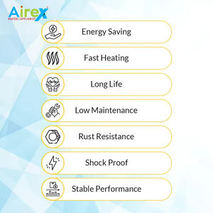 Airex Chauffage industriel à canette en acier inoxydable Chaudière à eau Chauffe-huile Elément chauffant 1500 Watt, Longueur 18 pouces (1.5 pouces Dia) - Product Image 4