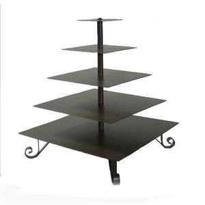 Soporte de servidor de pastel personalizado de estilo moderno Soporte de pastel de metal de aluminio Venta caliente Soporte de soporte de pastel de fruta para servir pastel de metal - Product Image 6