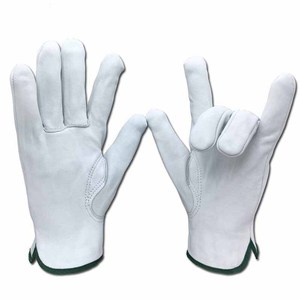 Guantes de trabajo de seguridad de cuero de vaca de alta calidad, guantes de trabajo de piel de oveja para hombres, guantes protectores de seguridad para conducir - Product Image 3