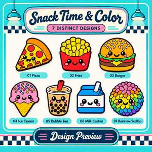 Lot de 7 breloques personnalisées Kawaii en PVC pour chaussures, thème restauration rapide (burger, frites, pizza, soda), pour sabots, vente en gros - Product Image 4