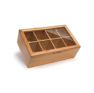 กล่องจัดระเบียบเครื่องเทศทำจากไม้ในครัวพร้อมที่แบ่งสำหรับจัดเก็บที่มีประสิทธิภาพและจัดแสดงที่ทันสมัย - Product Image 6