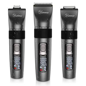 Kit de tondeuses à cheveux sans fil rechargeables par USB, tondeuse à barbe réglable pour hommes, lame en acier inoxydable, étanche, application RV - Product Image 4